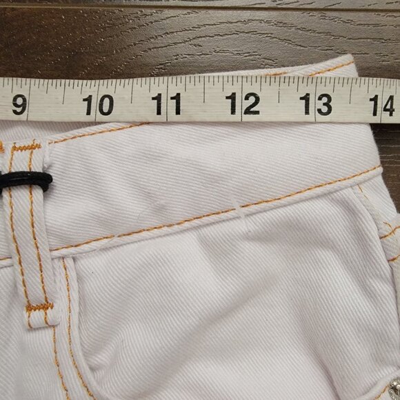 WeWoreWhat Icon Jeans Womens 27 White Cottage Country Timeless Classic Y2K - Picture 6 of 8